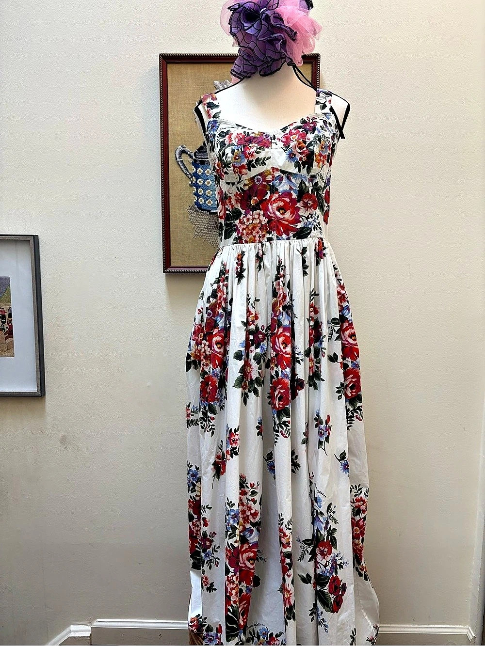 Dolce & Gabbana Floral Maxi Dress It 44